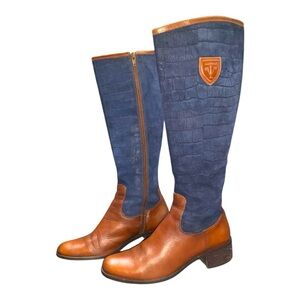 Roberto‎ Botticelli Womens Boots 39 8.5  Quilted Leather Italy